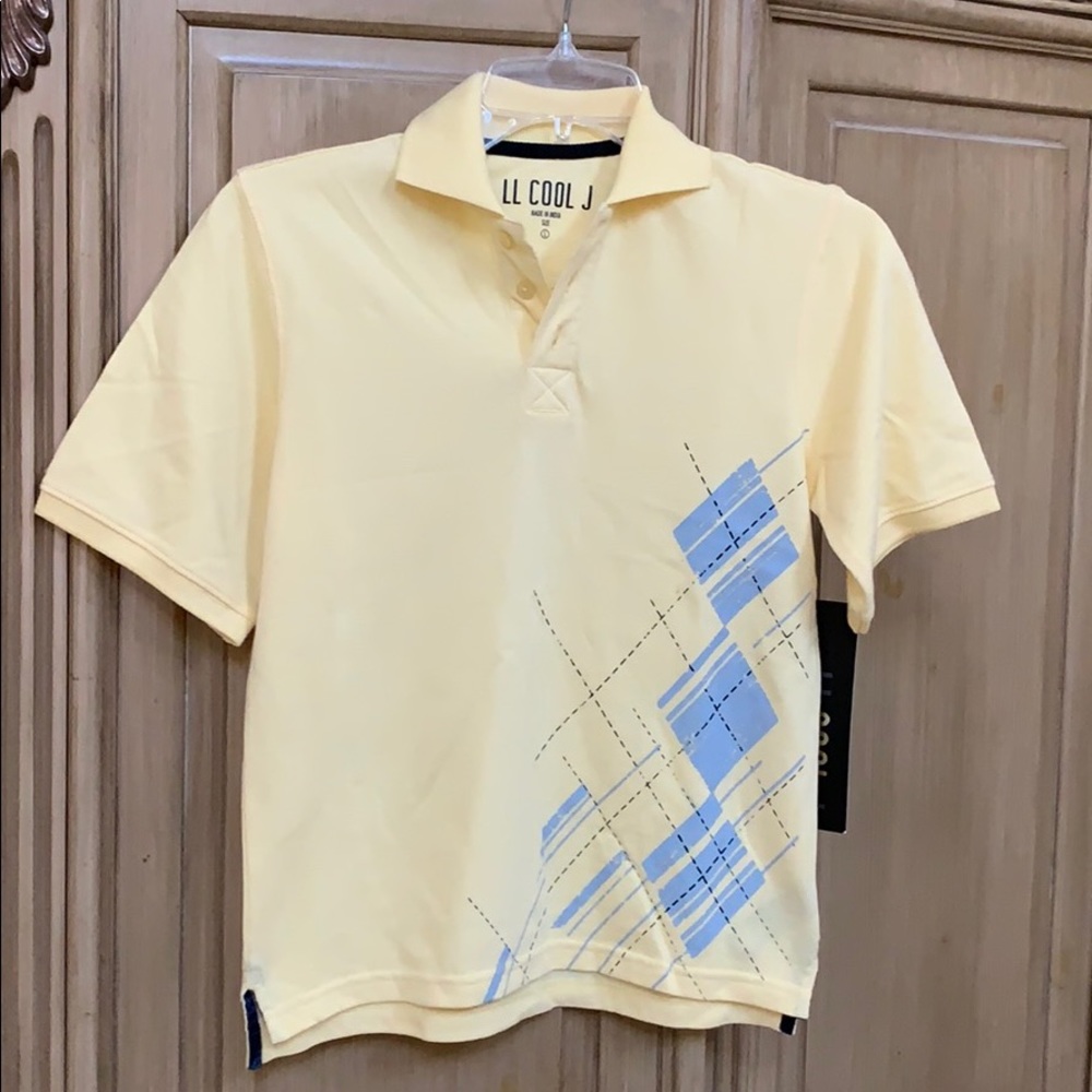 Boy’s Yellow and Blue LL Cool J Polo